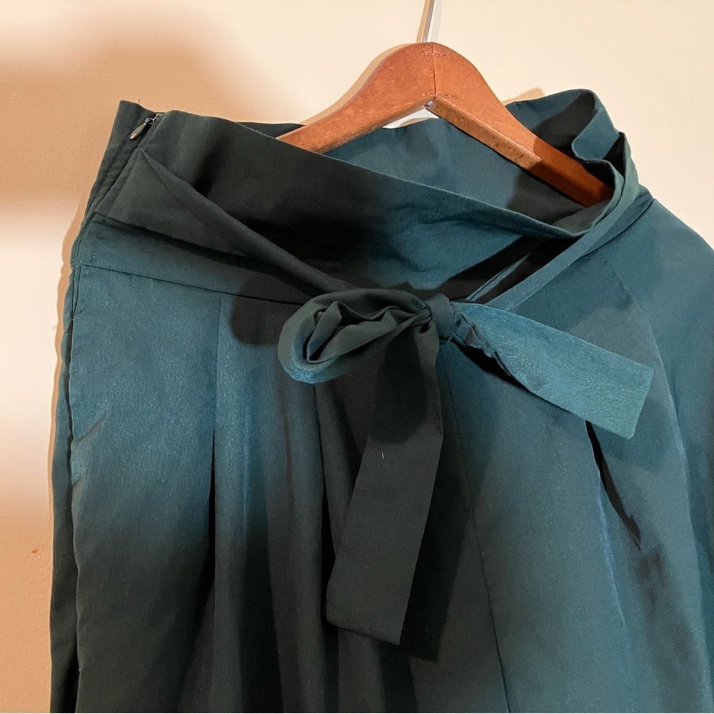 SHEIN wide leg trousers, green, size medium, excellent condition - Picture 3 of 4